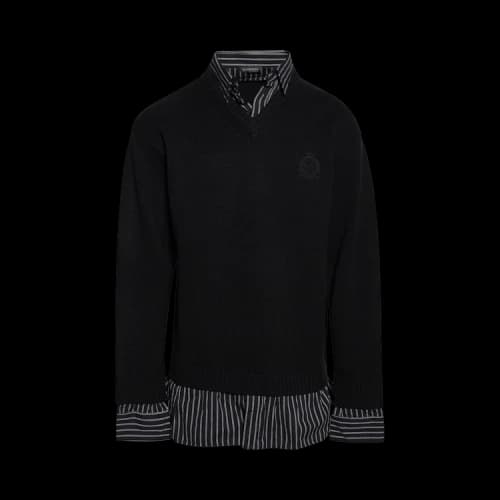 Balenciaga Layered Sweater 'Black'