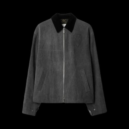 Burberry Zip Through Check Lined Jacket 'Black'