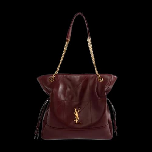 Saint Laurent Shopping Chain Bag 'New Dark Bordeaux'