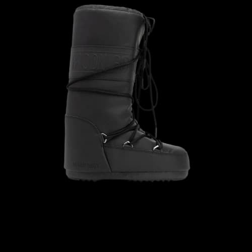 Moon Boot Icon Rubber Black (Women's)