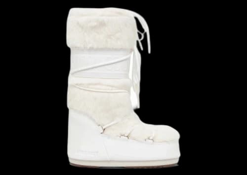 Moon Boot Icon Faux-Fur Boot White