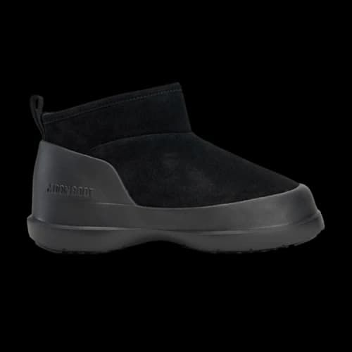 Moon Boot Luna Low Boot Suede Black (Women's)