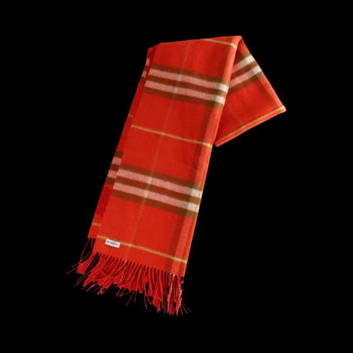 Burberry Solid To Gc Scarf 'Tomato Red'