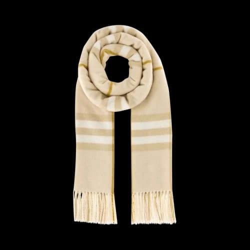 Burberry Washed Giant Check Scarf 'White Denim'