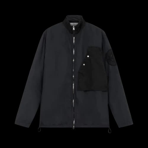 Stone Island Zip Overshirt 'Black'