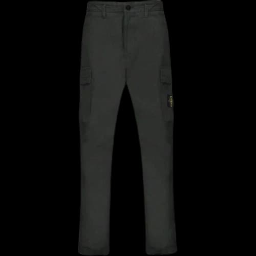 Stone Island Regular Tapered Pants 'Black'