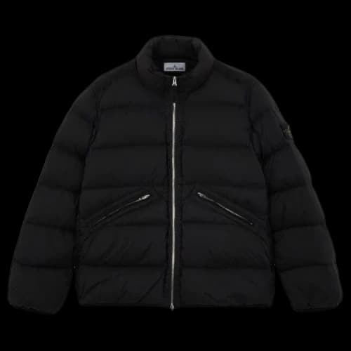 Stone Island Stretch Nylon Down Jacket 'Black'