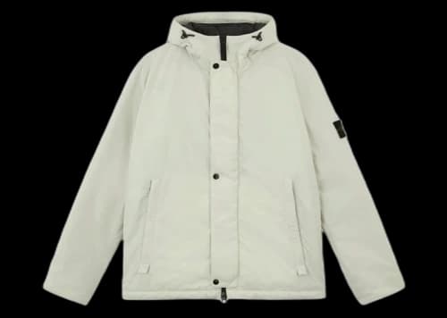 Stone Island Micro Down Twill Down Jacket Plaster