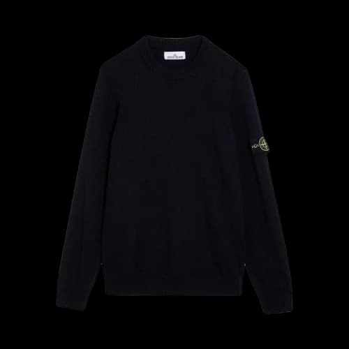 Stone Island Lambs Wool Crewneck 'Navy Blue'
