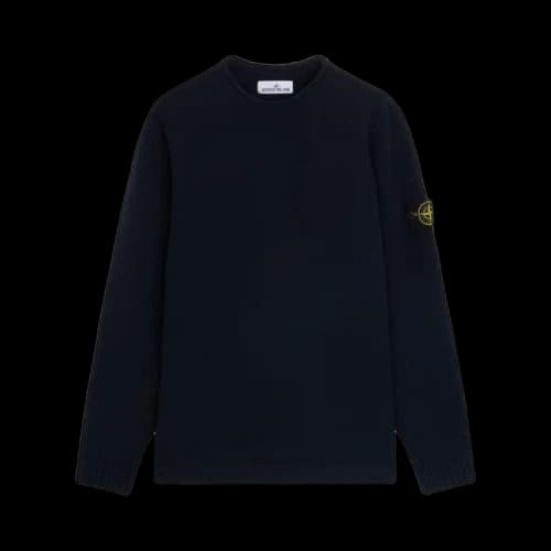Stone Island Lambs Wool Crewneck 'Navy Blue'