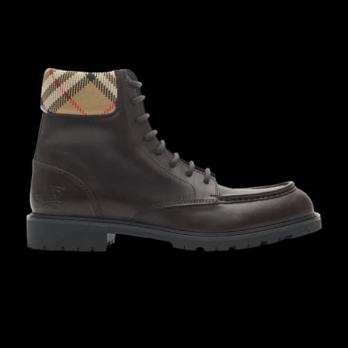 Burberry Rogue Combat Boots Brown