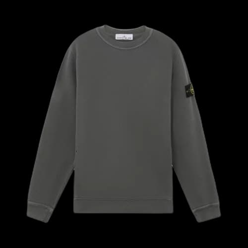 Stone Island Dyed Sweatshirt 'Lead Grey'