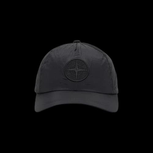 Stone Island Metal Logo Cap 'Black'