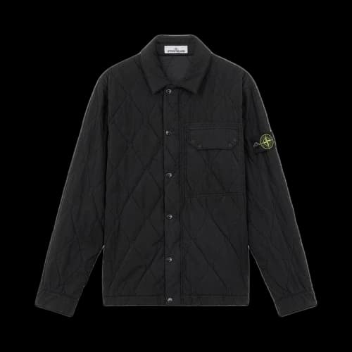 Stone Island Lightweight Quilted Nylon Jacket 'Black'