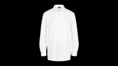 Slowear Zanone Pima Cotton Slim-Fit Polo White