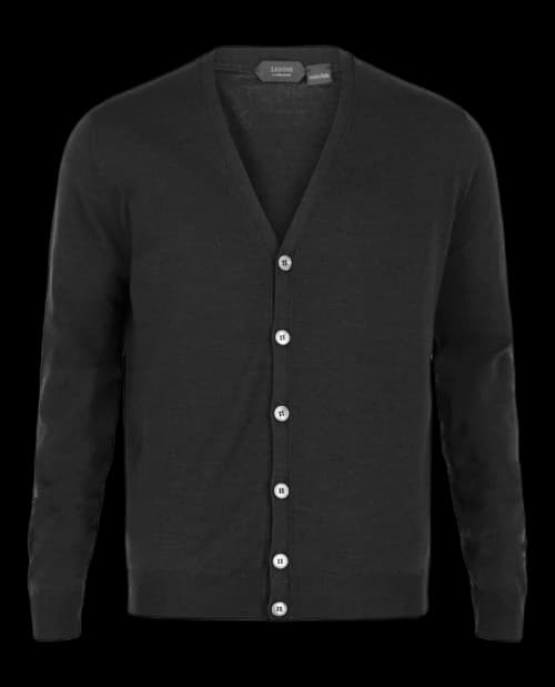 Slowear Zanone Slim Fit Cardigan Dark Grey