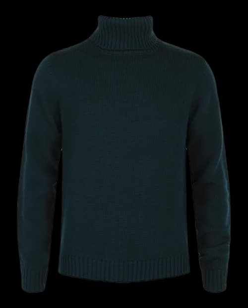 Slowear Zanone Turtleneck Sweater Dark Green