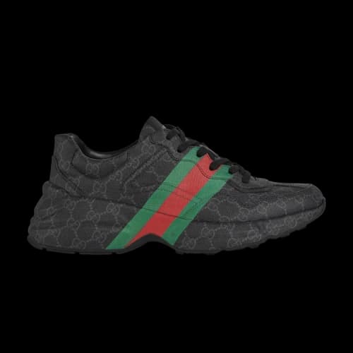 Gucci GG Rhyton 'Monogram - Black Green Red'