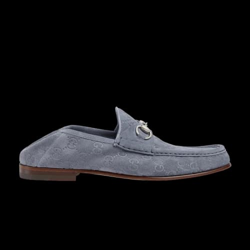 Gucci Horsebit 1953 Loafer 'GG Suede - Grey'