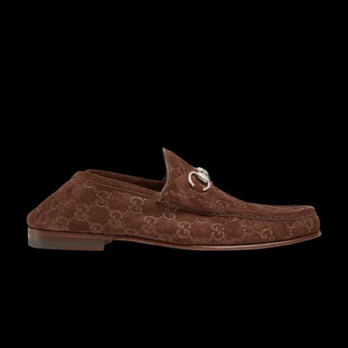 Gucci Horsebit 1953 Loafer 'GG Suede - Dark Brown'