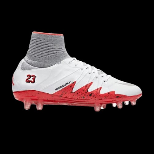 Nike Neymar x Air Jordan x Hypervenom Phantom 2 FG 'White Silver Crimson'