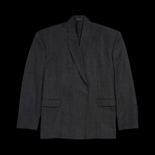 Balenciaga Tailored Jacket 'Black/Green'
