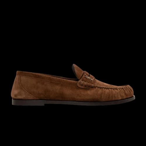 Saint Laurent Le Loafer Penny Slippers 'Snuff'