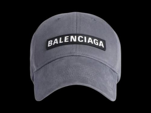 Balenciaga Patch Cap Grey