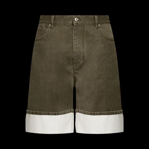 Bottega Veneta Shorts With Rolled Up Legs 'Caper Stone Washed'