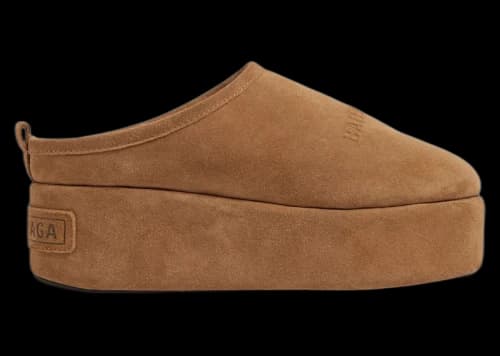 Balenciaga Alaska Soft Platform Mule Brown White (Women's)