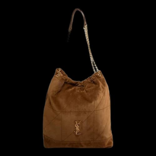 Saint Laurent Jamie Large Pochon 'Caramel Cognac'