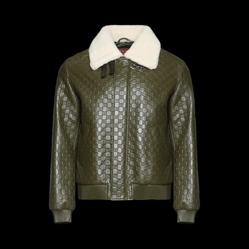 Gucci All Over GG Embossed Bomber 'Loden'