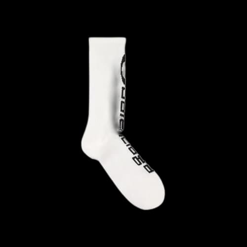 Balenciaga Tracksuit Loop Socks 'White/Black'