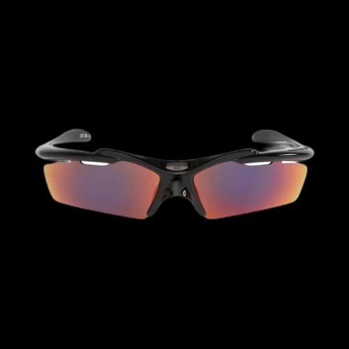 Balenciaga Turbo Rectangle Sunglasses 'Black/Infrared'