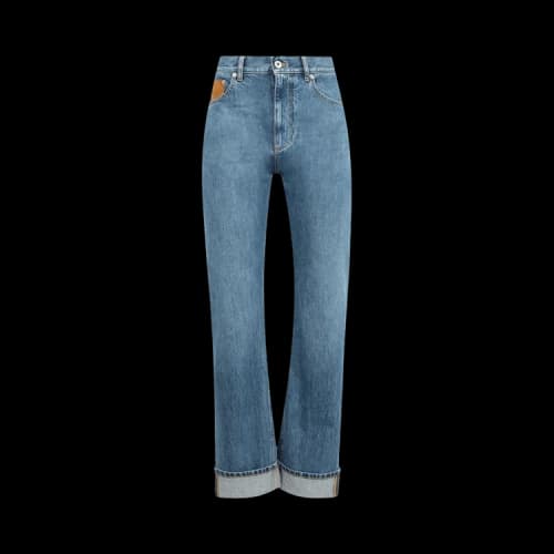 Bottega Veneta Vintage Indigo Straight Jeans 'Mid Blue'