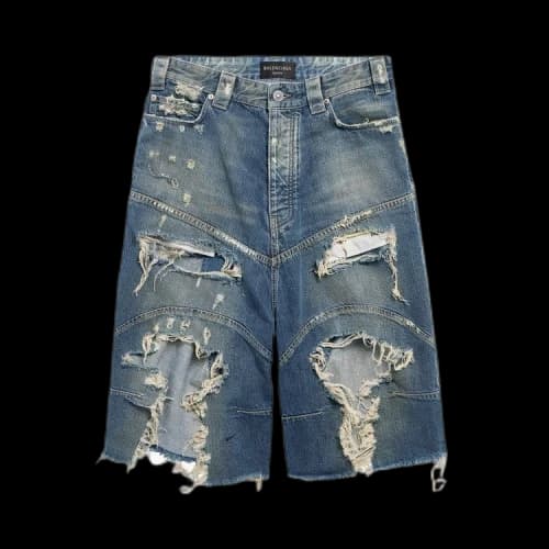 Balenciaga Baggy Shorts 'Blue'