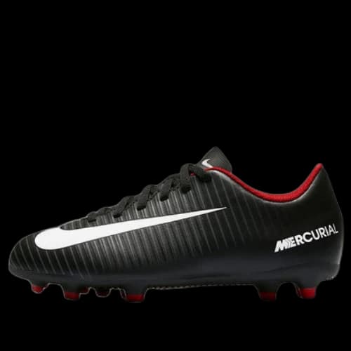(GS) Nike JR Mercurial Vortex 3 FG 'Black White'