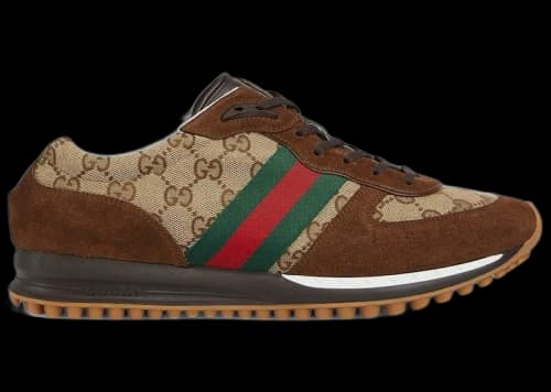 Gucci Re-Motion Sneaker Beige Dark Brown GG Canvas