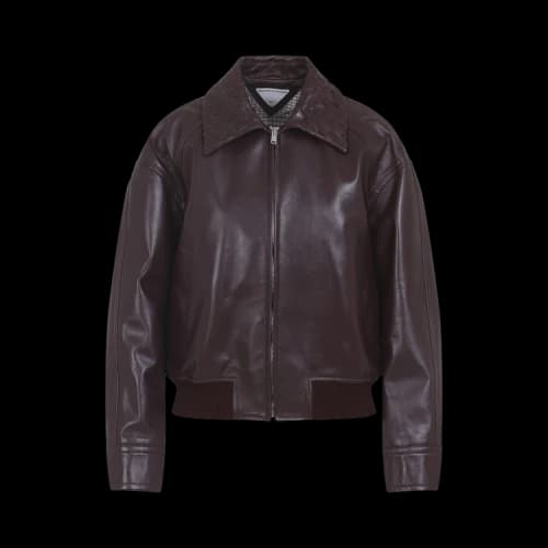 Bottega Veneta Leather Blouson 'Jam'