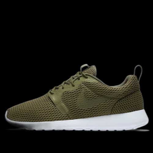 Nike Roshe One Hyperfuse Breath Sports Shoes Green Olive green