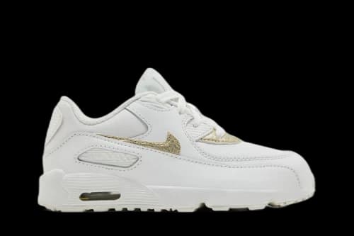 Nike Air Max 90 Leather TD 'White Metallic Gold Star'
