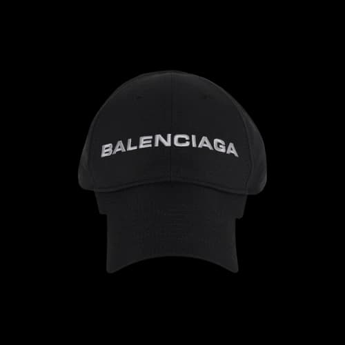 Balenciaga Logo Cap 'Black/White'