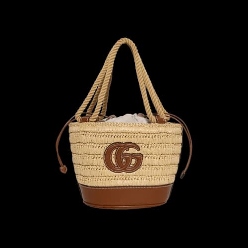 Gucci Handbag 'Natural Raffia'
