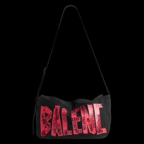 Balenciaga Small Tape Type Flap Messenger 'Black/Red'