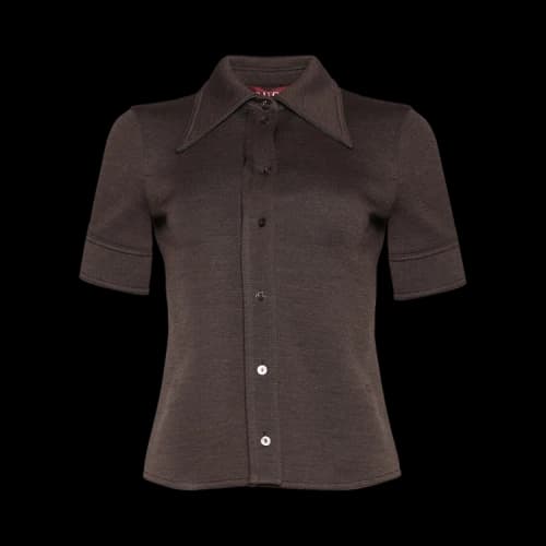 Gucci Jersey Shirt 'Licorice Brown'