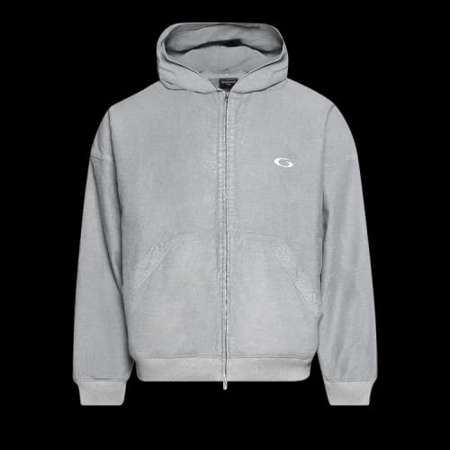 Balenciaga Trompe L'oeil Hoodie 'Heather Grey'