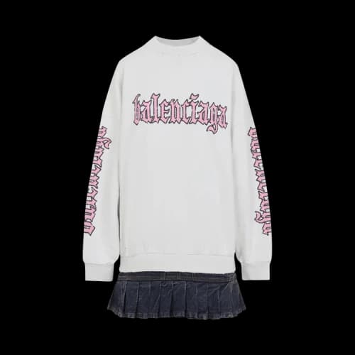 Balenciaga Hybrid Dress 'Dirty White'