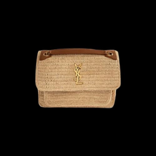 Saint Laurent Medium Niki Chain Bag 'Pale Brown/Brick'