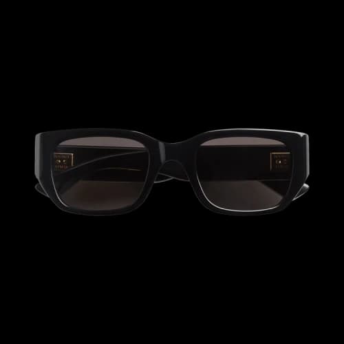 Bottega Veneta Rectangular Sunglasses 'Black/Grey'