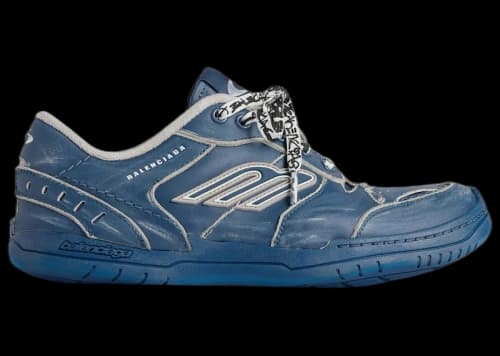 Balenciaga Hamptons Sneaker Worn-Out Navy Taupe